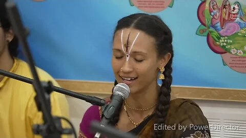 Radha Girivaradhari: Nikunja canta na inauguração do 1º Templo BM no Canadá, Toronto