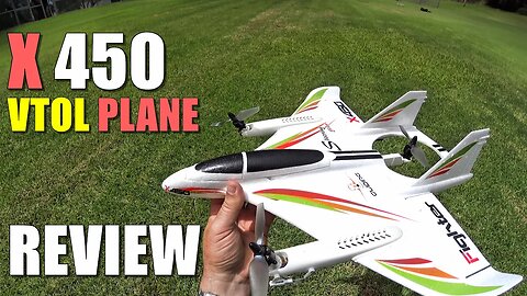 Wltoys XK X450 Aviator VTOL Plane - Full Review & Silly Crash Testing (Will it BREAK!?)