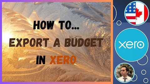 How to export a budget in Xero 2024 (Step By Step) (4K)