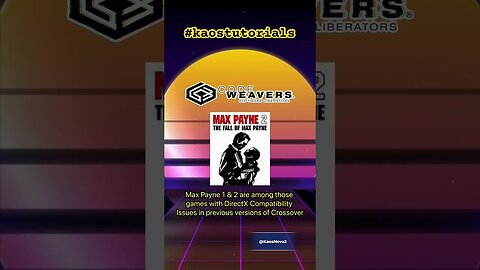 Kaos Tutorials : Direct X Compatibility issues fixed in @Codeweavers crossover 23.0 #kaosnova