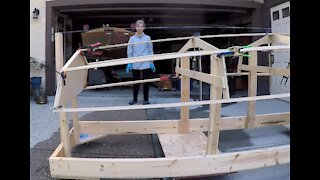 Designing and Building the Sailboat Grace Ep1: From Plans to Frame
