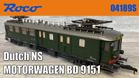 Some kinda frog? Dutch NS Railways BD9151 Motorwagen | Roco 4189S Unboxing HO Scale