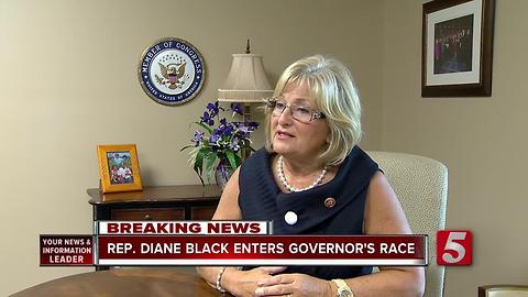 Rep. Diane Black Enters Tennessee Governor's Race