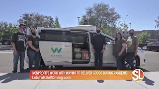 Nonprofits working with Waymo to deliver goods during the pandemic