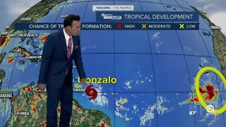 Tropics are active with Tropical Storm Gonzalo and Tropical Storm Hanna