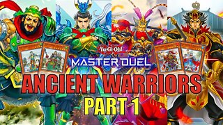 ANCIENT WARRIORS! MASTER DUEL GAMEPLAY | PART 1 | YU-GI-OH! MASTER DUEL! ▽ SEASON 12 (DEC 2022)