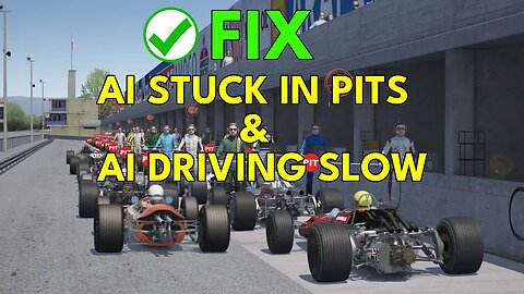 FIX "AI Stuck in Pits & AI Driving Slow" | Assetto Corsa