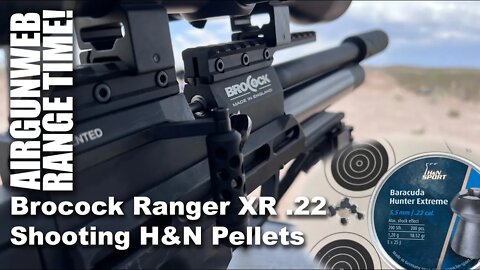 AIRGUN RANGE TIME - Brocock Ranger XR .22 Range Time with H&N Pellets and Hawke Optics