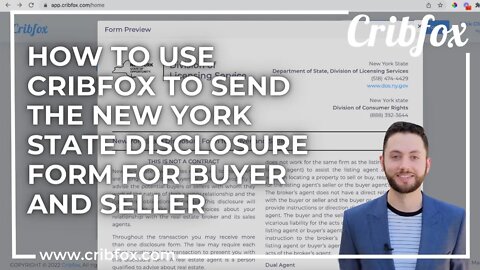 How to Use Cribfox.com to Send the New York State Housing and Anti-Discrimination Disclosure Form