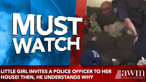 Little Girl Invites A Police Officer To Her House! Then, He Understands How Serious Everything Is