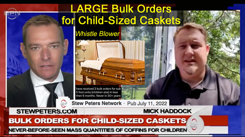 LARGE Bulk Orders for Child-Sized Caskets