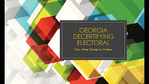 Georgia Decertifying Electoral