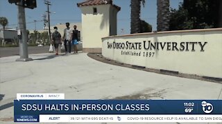 SDSU pauses in-person classes