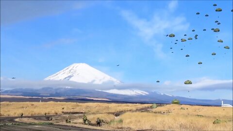 U.S. & Japan Perform Large Scale Airborne Exercise