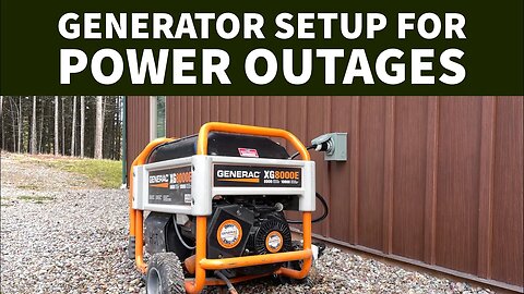 Easy Generator Plug Setup for Power Outages DIY