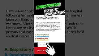 NGN NCLEX Questions #nextgennclex #ngn #nclexreview #nextgen #nclex #nclexrn