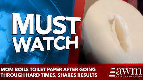 Mom Boils Toilet Paper After Going Through Hard Times, Shares Results That Stun The Internet
