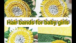 how to make hair bands for baby girls