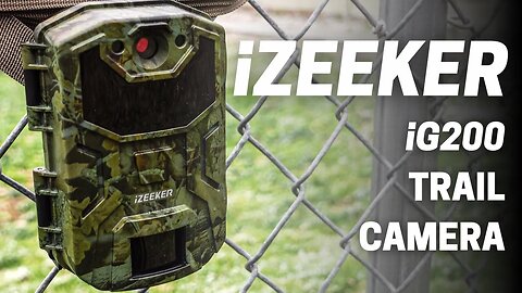 iZeeker iG200 1080P Trail Camera - Full Review | Setup | Samples - $30 Trail Camera?