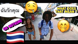 MYSTERY GIRL TEACHES ME THAI LANGUAGE !