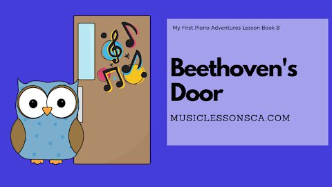 Piano Adventures Lesson Book B - Beethoven's Door