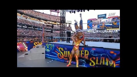 Bianca Belair vs Becky Lynch Raw Women’s Championship Match | WWE SummerSlam 2022 Highlights HD