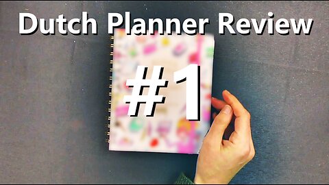 The Great Dutch Planner Review #1 (of 3)