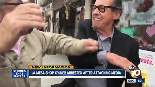 La Mesa shop owner arrested after attack