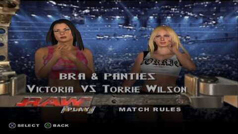 WWE SmackDown vs. Raw Victoria vs Torrie Wilson