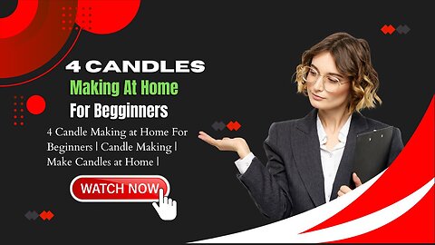 4 Candle Making at Home For Beginners | Candle Making | Make Candles at Home |