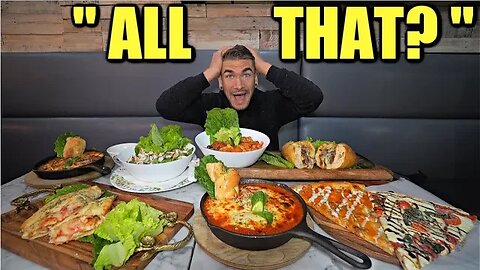 CHEESY New York Italian Food Menu Challenge | Pizza, Pasta, Lasagna | TOP RATED ITALIAN RESTAURANT