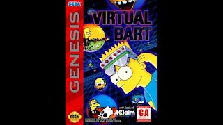 Virtual Bart Sega Mega Drive Genesis Review