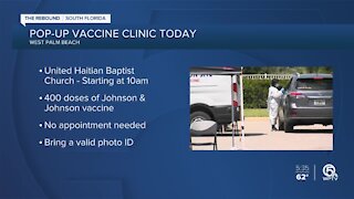 No appointment needed for pop-up COVID-19 vaccination site in West Palm Beach