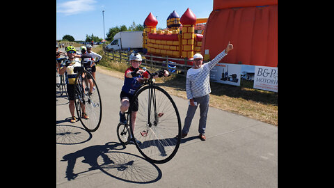 2022 British Open Penny-Farthing Championships: Slalom (Trial runs)