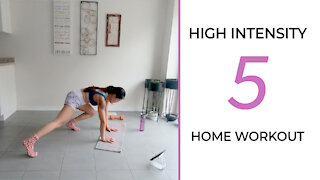 Workout FOLLOW ALONG | 3 Rounds of High Intensity Home Exercises 🙌