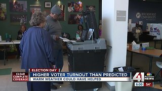 Voter turnout higher than expected in Kansas City