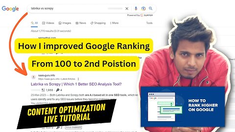 Best Tool for SEO and Ranking High in Google: Scalenut Content Optimization Tutorial