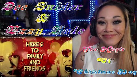 Dee Snider & Lzzy Hale - The Magic Of Christmas Day - Live Streaming With Just Jen Reacts