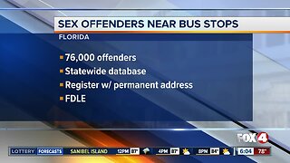 Reminder to search for sex offenders near your child's bus stop