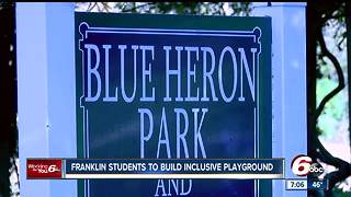 Inclusive playground project for children coming to Franklin