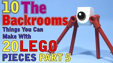 10 The Backrooms things you can make with 20 Lego pieces Part 5
