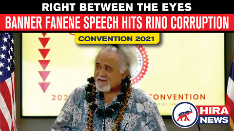 Banner Fanene Speech Shocks 2021 Hawaii GOP State Convention