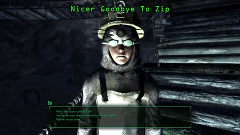 Fallout 3 Mods Nicer Goodbye To Zip by Kyndra72