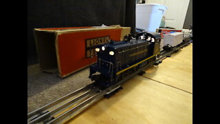 Lionel C&O no. 624 Switcher, various rolling stock cars, Part 1, hhil5281