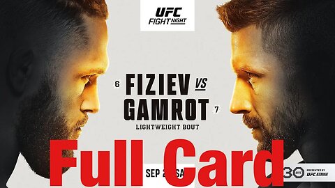 UFC Fight Night Fiziev Vs Gamrot Full Card Prediction