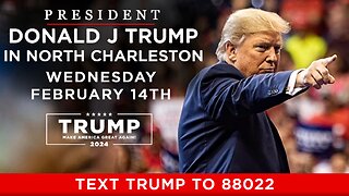 President Trump in North Charleston, SC