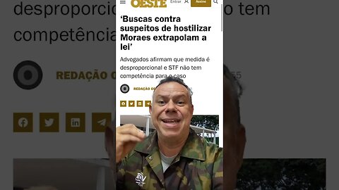 Buscas contra suspeitos que hostilazaram Moraes extrapolam a lei #shortsvideo