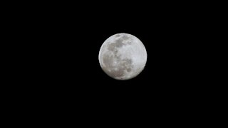 Snow Moon over San Diego