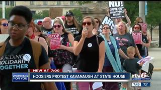 Hoosiers protest Kavanaugh at Indiana State House