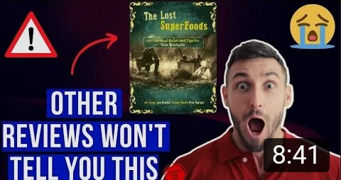 The Lost SuperFoods Book Review AWAIT XDon't Buy Art Rude